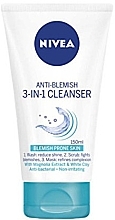 Fragrances, Perfumes, Cosmetics Facial Cleanser - NIVEA Anti-Blemish 3 in 1 Cleanser