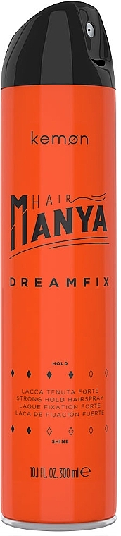 Strong Hold Hair Spray with Mango Scent - Kemon Hair Manya Dreamfix — photo N3