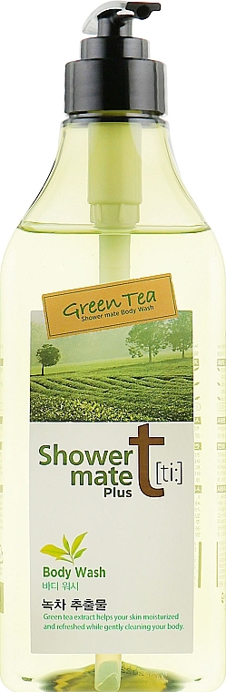 Green Tea Shower Gel - KeraSys Shower Mate Body Wash Green Tea — photo N3