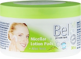 Fragrances, Perfumes, Cosmetics Micellar Lotion Pads with Aloe Vera - Bel Premium Lotion Pads with Aloe Vera