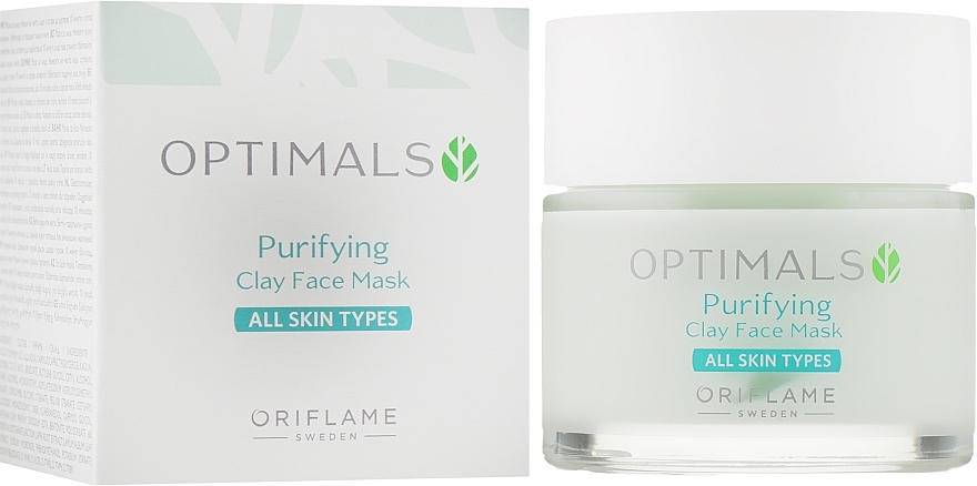 Cleansing Clay Mask for All Skin Types - Oriflame Optimals Purifying Clay Face Mask — photo N2