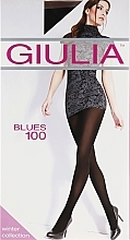 Tights "Blues 3D" 100 Den, caffe - Giulia — photo N5