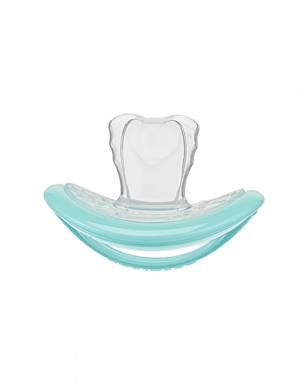 Pacifier, 7-18 months, turquoise - Curaprox Baby — photo N4