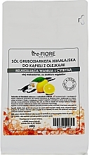 Fragrances, Perfumes, Cosmetics Himalayan Salt "Vanilla with Lemon" - E-fiore Himalayan Salt With Oils Sensual Vanilla With Lemon