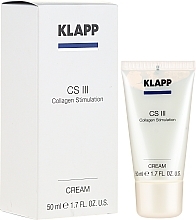 Fragrances, Perfumes, Cosmetics Face Cream "Collagen Stimulation" - Klapp Collagen CSIII Cream