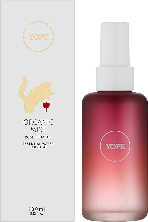 Face Mist - Yope Rose + Cactus Organic Mist — photo N2