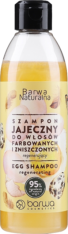 Vitamin Complex and Egg Shampoo - Barwa Naturalna Egg Shampoo With Vitamin Complex — photo N3