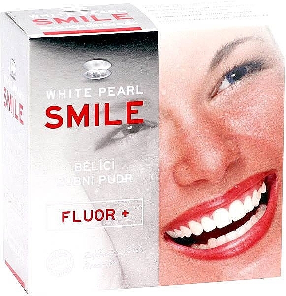 Whitening Tooth Powder - VitalCare White Pearl Smile Tooth Whitening Powder Fluor+ — photo N2