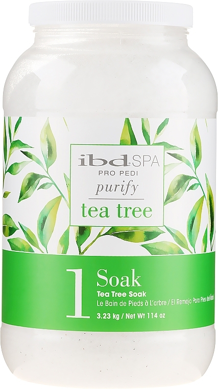 Purifying Tea Tree Hand & Foor Bath Salt - IBD Tea Tree Purify Pedi Spa Soak — photo N3