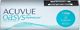 Contact Lenses, curvature 8.5, 30 pcs - Acuvue 1-Day Oasys with Hydraluxe Johnson & Johnson — photo N1