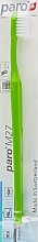 Fragrances, Perfumes, Cosmetics Kids Toothbrush "M27", light green - Paro Swiss Isola F (polyethylene package)