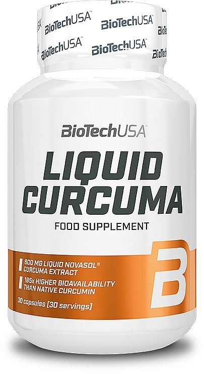 Turmeric Extract Dietary Supplement - BioTechUSA Liquid Curcuma — photo N1