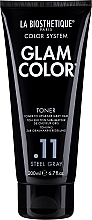 Fragrances, Perfumes, Cosmetics Anti-Yellow Balm - La Biosthetique Glam Color Toner Steel Gray.11