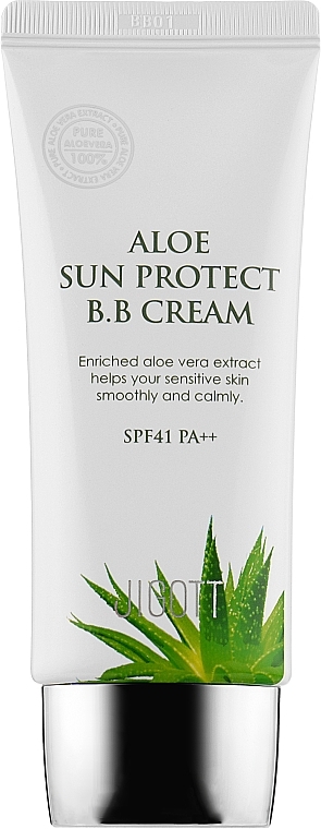 Moisturizing Sunscreen BB Cream with Aloe Vera - Jigott Aloe Sun Protect BB Cream SPF41 — photo N4
