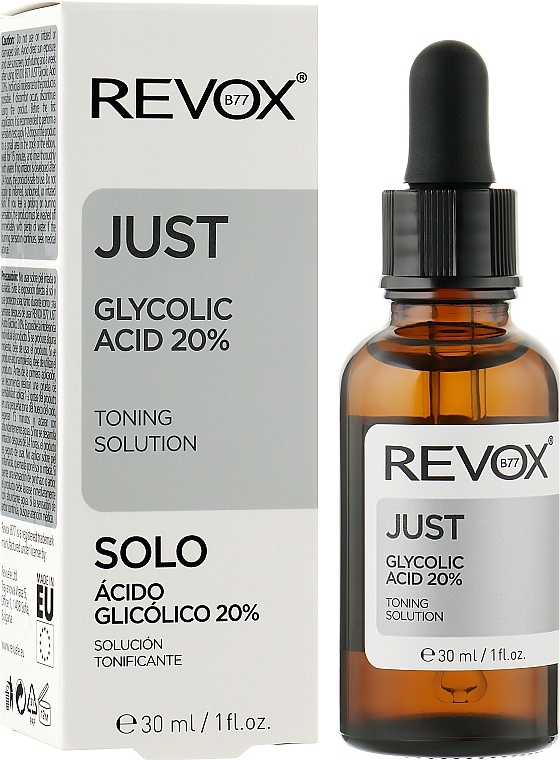 Glycolic Acid - Revox Just Glycolic Acid 20% Toning Solution — photo N2