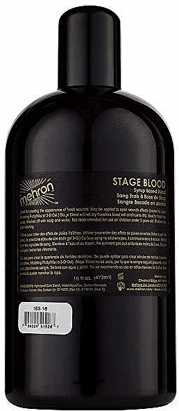 False Blood - Mehron Makeup Stage Blood Bright Arterial — photo N4