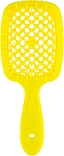 Hair Brush, neon yellow - Janeke Small Superbrush Neon Yellow — photo N9