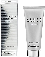 Fragrances, Perfumes, Cosmetics Salvatore Ferragamo Acqua Essenziale Colonia - Shampoo-Shower Gel 