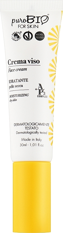 Moisturizing Face Cream for Dry Skin - PuroBio Cosmetics Moisturizing Face Cream for Dry Skin — photo N3