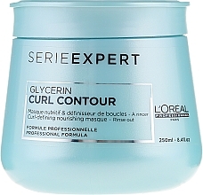 Fragrances, Perfumes, Cosmetics Nourishing Mask - L'Oreal Professionnel Curl Contour Glycerin Masque