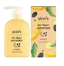 Fragrances, Perfumes, Cosmetics Banana & Black Bean Shampoo for Fine & Thin Hair - Skin79 Hair Repair Superfood Shampoo