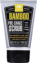 Fragrances, Perfumes, Cosmetics Pre-Shaving Scrub - Pacific Shaving Company Shave Smart Bamboo Pre-Shave Scrub