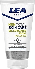 Fragrances, Perfumes, Cosmetics Cleansing Charcoal Scrub - Lea Men Total Skin Care Wash With Activated Charcoal