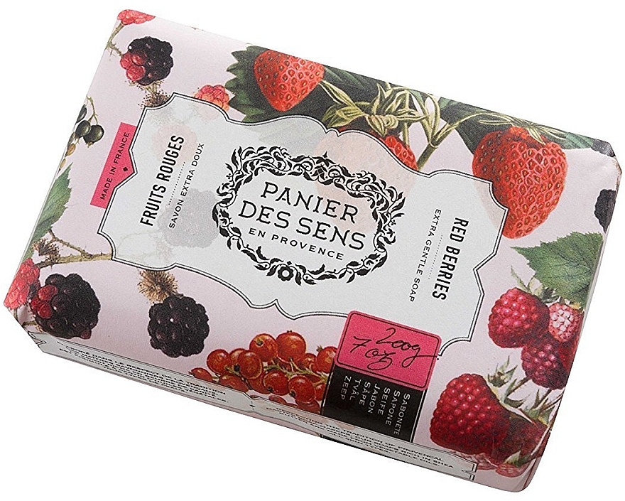 Soap - Panier Des Sens Extra Gentle Natural Soap with Shea Butter Red Berries — photo N2