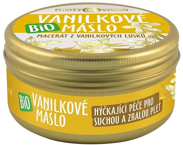 Organic Vanilla Oil - Purity Vision Bio Vanilla Butter (in tin can) — photo N1