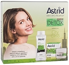 Fragrances, Perfumes, Cosmetics Set - Astrid Citylife Detox (cr/50ml + m/water/400ml)