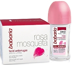 Fragrances, Perfumes, Cosmetics Set - Babaria Rosa Mosqueta (cr/50ml + deo/roll/75ml)