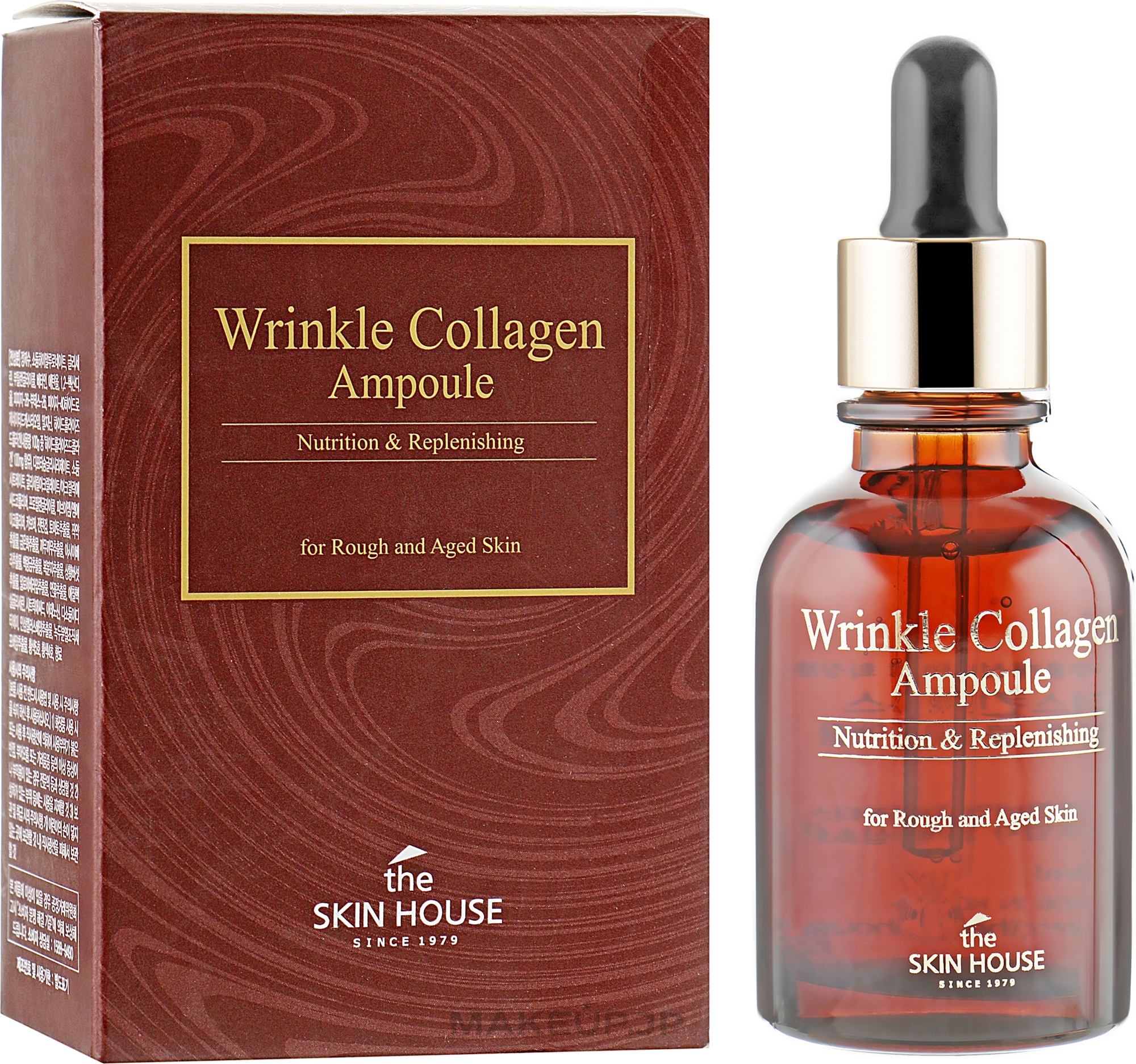 Anti-Aging Ampoule Collagen Serum - The Skin House Wrinkle Collagen Feeltox Ampoule — photo 30 ml