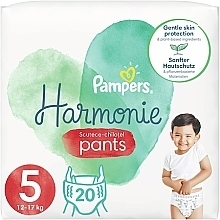 Harmonie Nappy Pants, size 5 (12-17 kg), 20 pcs - Pampers — photo N1