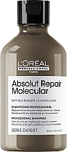 Fragrances, Perfumes, Cosmetics Professional Shampoo for Molecular Restructuring of Damaged Hair - L'Oreal Professionnel Serie Expert Absolut Repair Molecular Shampoo