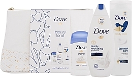 Fragrances, Perfumes, Cosmetics Set - Dove Beauty For All (gel/250/ml + deo/40ml + milk/250ml)