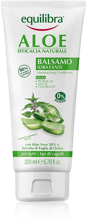 Moisturizing Hair Conditioner "Aloe Vera" - Equilibra  — photo N9