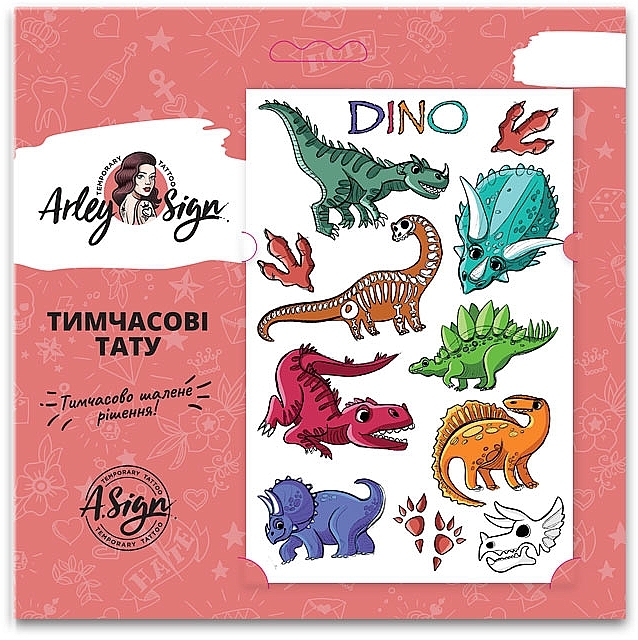 Temporary Tattoos "Dino" - Arley Sign — photo N1