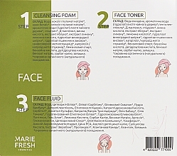 Problem Skin Set - Marie Fresh Cosmetics Travel Set (f/foam/50ml + f/ton/50ml + h/shm/50ml + h/cond/50ml + f/fluid/5ml) — photo N18