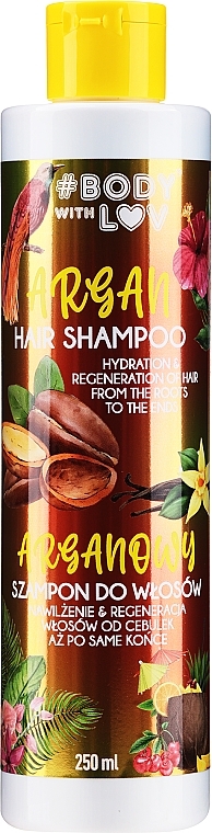 Argan Hair Shampoo - Body with Love Argan hair Shampoo — photo N13