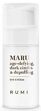 Fragrances, Perfumes, Cosmetics Anti-Aging & Depuffing Eye Cream - Rumi Maru Age-Defying Dark Circles & Depuffing Eye Cream (mini)