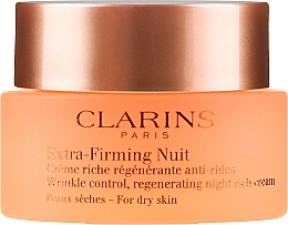 Night Cream - Clarins Extra-Firming Night Rich Cream For Dry Skin (refill) — photo N1