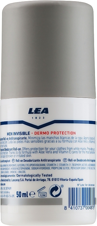 Roll-On Deodorant - Lea Men Invisible Antyperspirant Roll-On — photo N7