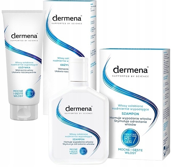 Set - Dermena Hair Care (shm/200ml + cond/200ml)	 — photo N1