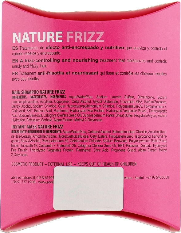 Set "Stop Frizz" - Abril et Nature Nature Frizz (shm/30ml + mask/30ml) — photo N7