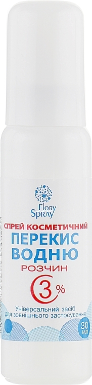 Hydrogen Peroxide 3% Solution Spray - Flory Spray — photo N14