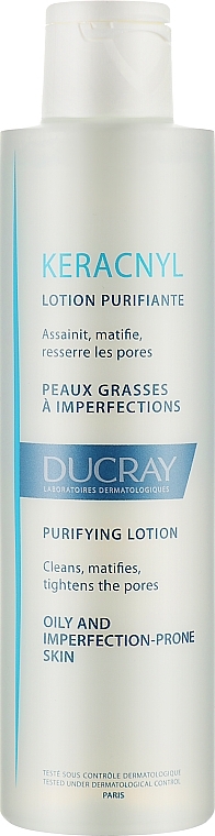 Cleansing Lotion - Ducray Keracnyl Purifying Lotion — photo N5