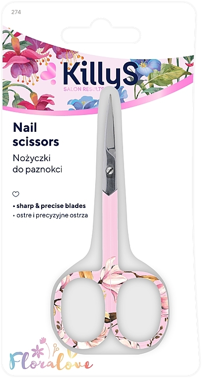 Nail Scissors, 500274 - KillyS Nail Scissors Floralove — photo N9