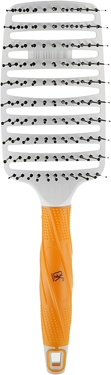 Vented Brush, white-orange - GKhair Vent Brush — photo N6