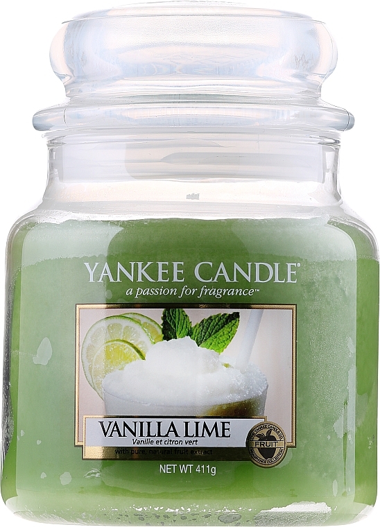 Scented Candle "Vanilla and Lime" - Yankee Candle Vanilla Lime — photo N1