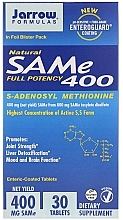 Fragrances, Perfumes, Cosmetics S-Adenosyl Methionine, enteric-coated tablets - Jarrow Formulas SAM-e 400 (S-Adenosyl-L-Methionine) 400 mg